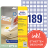 Avery Zweckform Universaletikett 25,4 x 10 mm (B x H) Produktbild pa_produktabbildung_1 S