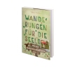 Buchcover "Wanderungen für die Seele - Wälder" mit einem Pilz und Waldmotiven.