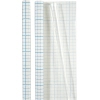 Transparente Bucheinbandfolie mit Gittermuster und seitlichem Schlitz, 45 cm x 3 m.