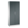 C+P Flügeltürenschrank Asisto *800 x 1.980 x 435 mm (B x H x T)* *lichtgrau* anthrazit Produktbild pa_produktabbildung_1 S