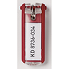 DURABLE Schlüsselanhänger KEY CLIP 6 St./Pack.