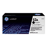 HP Toner schwarz 53A in schwarzer Verpackung mit Produktdetails und Logo.
