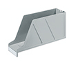 Leitz Stehsammler *9,7 x 15,6 x 33,6 cm (B x H x T)* grau Produktbild pa_produktabbildung_1 S