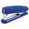 Heftgerät in Blau mit Metallführung und automatischer Heftfunktion bis 8 Blatt.