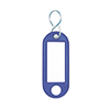 WEDO® Schlüsselanhänger 100 St./Pack. blau Produktbild pa_produktabbildung_1 S