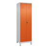 C+P Putzmittelschrank Classic PLUS mit Standfuß lichtgrau reinorange Produktbild pa_produktabbildung_1 S