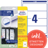 Avery Zweckform Ordnerrückenetikett ultragrip breit/kurz 59 x 192 mm (B x H) Produktbild pa_produktabbildung_1 S