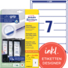 Avery Zweckform Ordnerrückenetikett ultragrip schmal/kurz 38 x 192 mm (B x H) Produktbild pa_produktabbildung_1 S