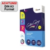 Kartonverpackung mit Color Copy Kopierpapier DIN A3 90 g/m² und Hinweis auf CO2-Neutralität.