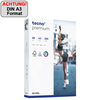 Paket mit tecno Premium Kopierpapier in DIN A3, 500 Blatt, mit Hinweis auf das Format.