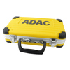 Gelber Koffer mit dem Aufdruck "ADAC", der Werkzeugset enthält.