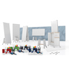 magnetoplan® Whiteboard Design Thinking Bundle Large Produktbild pa_anwendungsbeispiel_1 S