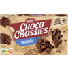 Verpackung von Choco Crossies mit Pralinen in Milchschokolade und Knusperflakes.