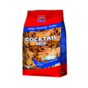 Beutel mit XOX Cocktailmix aus Laugen- und Weizensnacks in verschiedenen Formen.