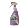Flasche des CIF Desinfektionsreinigers Professional Safeguard in lilaner Sprühflasche.