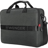 Schwarze Wenger Notebooktasche mit Tragegriffen und abnehmbarem Schulterriemen.