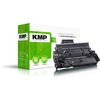 Schwarzer KMP Toner mit Verpackung, kompatibel mit HP 87X, seitliche Ansicht.