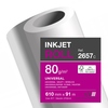 Clairefontaine Inkjetplotterpapier Inkjet Universal 80 g/m² 3 Rl./Pack. 610 mm x 91 m (B x L) Produktbild pa_produktabbildung_1 S