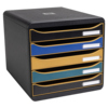 Exacompta Schubladenbox BIG-BOX plus Neo Deco mehrfarbig Produktbild pa_produktabbildung_1 S