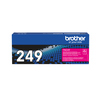 Magenta Toner TN-249M in Verpackung mit blauem und schwarzem Design.