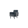 Paperflow Sessel easyChair LISBOA Samt (100 % Polyester) anthrazit Produktbild pa_produktabbildung_2 S
