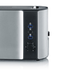 Toaster mit Brotscheibenzentrierung und Bedienelementen zur Bräunungssteuerung.