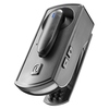 Mono-Bluetooth-Headset mit Ladestation und Clip zur Befestigung an der Kleidung.