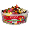 Schüssel mit bunten Fruchtgummis in verschiedenen Formen und Farben, 750 g Inhalt.
