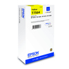 Gelbe Epson Tintenpatrone T7564 in Verpackung, geeignet für verschiedene Workforce-Modelle.