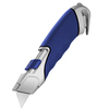 Sicherheitsmesser mit ergonomischem Griff und Schiebeknopf zum Klingenwechsel.