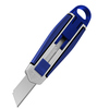 Sicherheitsmesser mit blauer Griffläche und extralanger Klinge.
