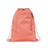 Sportbeutel in Nordic Coral mit seitlichem Reißverschluss und Kordelzug.