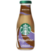 Flasche mit 250 ml Starbucks Frappuccino Mocha in einem designorientierten Verpackungsstil.
