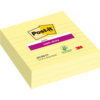 Gelbe, linierte Post-it Haftnotizen im Blockformat, 101 x 101 mm, mit Super Sticky Haftung.