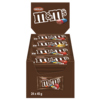 Schokoladenpackung von M&M'S® in einem Karton mit 24 x 45 g Riegeln.