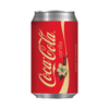 Duftbaum in Dosenform mit Coca-Cola Vanilla-Design zur Verwendung in Lüftungsöffnungen.