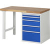 RAU Werkbank 7000 1.250 x 890 x 700 mm (B x H x T) 5 Schubladen Produktbild pa_produktabbildung_1 S