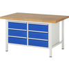 RAU Werkbank 8000 1.500 x 840-1.040 x 900 mm (B x H x T) Produktbild pa_produktabbildung_1 S