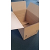 Brauner Versandkarton FEFCO 0201 mit offenen Klappen und Höhenrillen für Anpassung des Packguts.