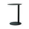 Runder Beistelltisch in Anthrazit mit einer Höhe von 570 mm und einem Durchmesser von 400 mm.