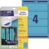 Avery Zweckform Ordnerrückenetikett ultragrip breit/kurz blau Produktbild pa_produktabbildung_1 S