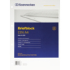 Liniert DIN A4 Briefblock mit Rand und insgesamt 50 Blatt aus hochwertigem Schreibpapier.