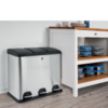 helit Tretabfalleimer the seperator silber Produktbild pa_ohnedeko_1 S