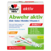 Verpackung von Doppelherz Abwehr aktiv DIRECT mit Informationen zu Inhalt und Nährstoffen.