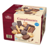 Kartonverpackung mit verschiedenen Sorten von Lambertz Gebäckmischung Compliments.