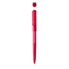 Roter digitaler Stylus Pen mit abnehmbarer Kappe und Clip aus ergonomischem Design.