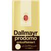 Goldene Verpackung von Dallmayr Kaffee prodomo entkoffeiniert mit Logo und 100% Arabica.