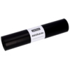 Schwarze Müllsäcke aufgerollt mit einem Etikett, das "Abfallsäcke" zeigt.
