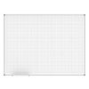 Rastertafel in Weiß mit grauen Eckverbindungen und 10 x 10 mm Raster, Hoch- oder Querformat.