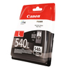 Schwarze Canon Tintenpatrone PG-540L in Verpackung mit Produktinformationen.